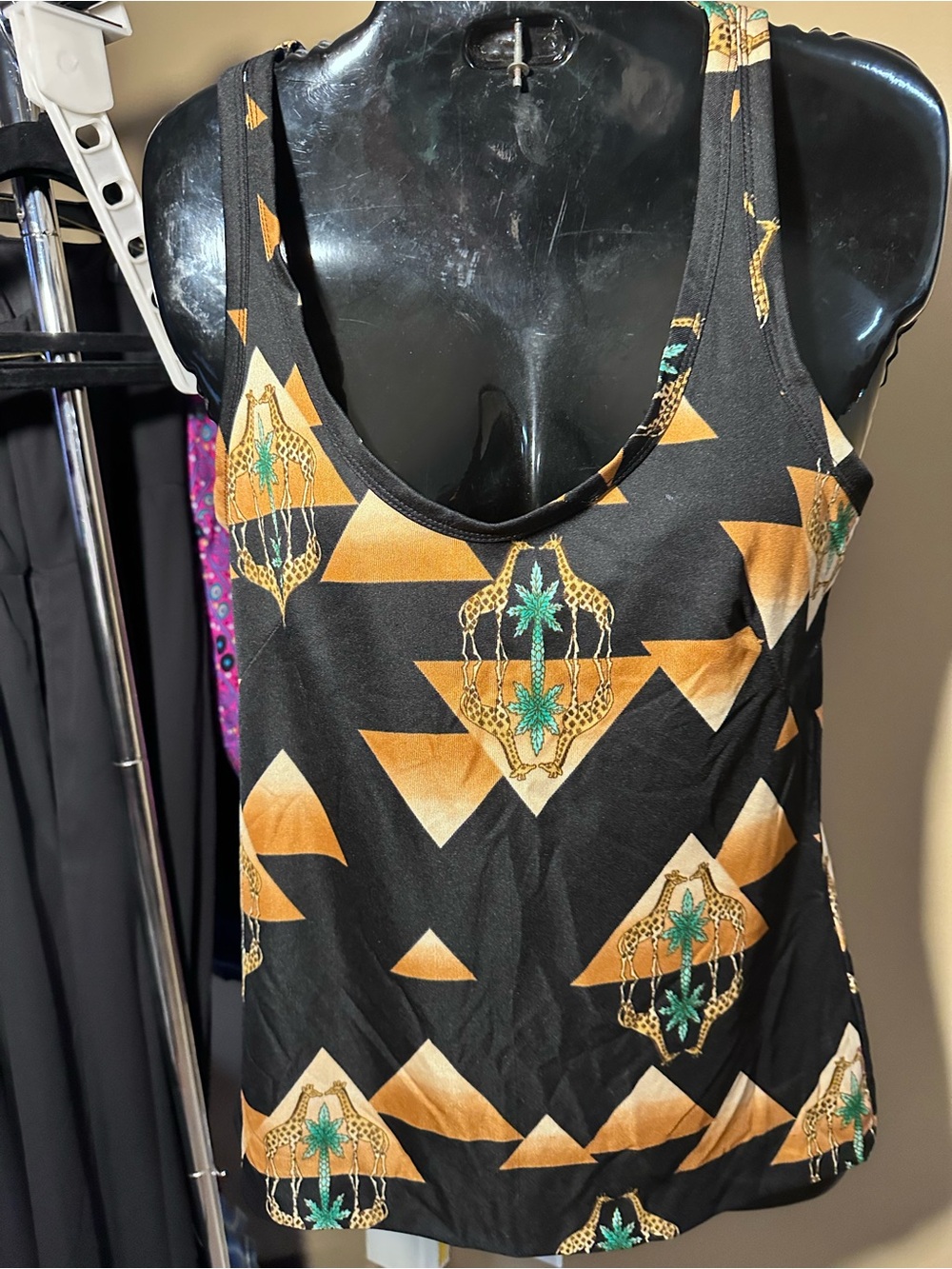 Rare 70’s Giraffe Brand tank top size 6